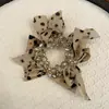 Scrunchie de Cetim com Borda de Cristal Feito à Mão de Alta Qualidade para Mulheres, Novo Acessório de Cabelo da Celebridade da Internet Coreana, Elástico de Cabelo, Flor de Cabelo para Mulheres