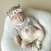 Ropa de bebé ropa de verano fina mameluco para bebé recién nacido niño y niña un mes 100 días lindo súper lindo mameluco manga corta
