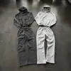 Conjunto de Sudadera con Capucha y Pantalón Deportivo de Espuma Retro Y2K Americano para Mujer, Conjunto Casual Holgado de Dos Piezas, Estilo Ins Transfronterizo