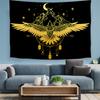 Hogar creativo decorativo colgante tela de fondo tela dormitorio tapiz dormitorio iluminación tapiz rompecabezas hogar tela colgante al por mayor