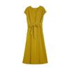 Gran Venta Procesando Vestido Elegante Verano Nuevo Estilo Commuter Cintura con Cordones Look Adelgazante Falda Midi para Mujer