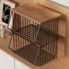 Prateleira de Armazenamento para Mesa, Aparador para Sala de Estar, Organizador em Camadas para Lanches e Copos de Água, Cesta de Armazenamento para Frutas e Vegetais de Cozinha