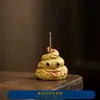 Adorno de Mascota de Té de Arcilla Púrpura Dehua, Juguete de Té Animal Pixiu del Zodiaco, Soporte para Incienso, Mascota de Té Pequeña que Cambia de Color