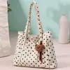 Bolso Cruzado de Lunares Dulces para Mujer 2026 Verano Nuevo de Moda Versátil Gran Capacidad Bolso de Hombro Bolso de Mano Bolso Tote