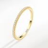 Novo anel de diamante de prata esterlina 999 feminino, design de nicho de luxo leve, anel fino de moda coreana, europeia e americana