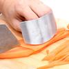 Protector de dedos de acero inoxidable para cortar verduras, protector de dedos, protector de dedos para cortar carne de cocina, protector de dedos anticortes.