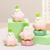 Adorno de Pájaro de Cerámica de Ajo de Moda Decoración Linda de Escritorio para Aliviar el Estrés Pájaro Giratorio Venta Caliente Transfronteriza