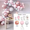 Macaron Balão terno Cena Layout Balão Arco Casamento Aniversário Festa Decoração Loja Balão Cadeia Pacote