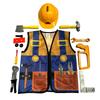 Chaleco de Bombero para Niños de Halloween Chaleco de Ingeniería Chaleco Militar Chaleco de Pirata Chaleco de Policía Ropa Profesional para Niños