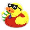 Serie de Patitos Lindos Zapatos para Niños Zapatos con Agujeros de Flor Accesorios DIY Hebilla de Zapato Accesorios Lindos de Jardín de PVC