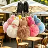 Llavero Colgante de Muñeca de Peluche Genuina para Dormir de Moda Lindo Regalo para Pareja Juguete de Muñeca Femenina Decoración para Mochila