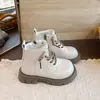 Botas Martin para niños, nueva colección otoño/invierno 2026, botas de cuero para niñas, botines de estilo británico, botas de princesa para niñas pequeñas, de moda para niños mayores