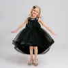 Vestido de bruja de malla para fiesta de Halloween transfronterizo nuevo para niñas, vestido negro malvado de Halloween, una pieza envío directo