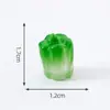 Simulación Verdura Luminosa Pimiento Berenjena Lechuga Casa de Muñecas Decoraciones DIY Accesorios Miniatura Pequeños Adornos