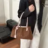 Bolso de Hombro/Mano Versátil Simple Casual Texturizado con Estampado de Leopardo de Gran Capacidad Estiloso Moda Retro Nuevo Invierno 2026