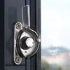 Trinco de Janela Fechadura de Janela Trinco de Janela de uPVC Porta e Janela de Liga de Alumínio Deslizante Fechadura Crescente de Porta e Janela Porta Deslizante Janela Antifurto Acessórios de Porta Push-Pull