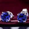 Transmisión en vivo drenaje productos de bienestar simulacro azul tanzanita esmeralda aretes 2 quilates cristal turmalina aretes