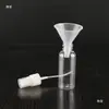 Embudo de Plástico de 30 mm Cuello Corto de 50 mm Apertura Gruesa de 75 Uso Doméstico 90 Vertido de Aceite Uso Experimental 120 Embudo de Decantación