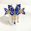 Presilha de cabelo elegante garra de caranguejo borboleta, presilha para parte de trás da cabeça, garra de cabelo, acessório de cabelo para mães, acessório de cabelo transfronteiriço