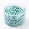 Clip de papel color macarrón 28MM33MM50MM clip de papel de color clip de plástico para transfronterizo