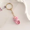 Llavero de Zapatos de Cocodrilo Lindos Divertidos Dibujos Animados Simulación Chanclas Colgante Pareja Mejor Amigo Accesorios para Mochila Escolar Regalo Regalo