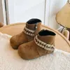 Botas de Cano Alto Birkenstock com Cadarço para Meninas 2026 Outono/Inverno Novas Sola Macia Moda Design Retrô Botas Martin para Crianças Mais Velhas