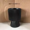 Maceta de Cerámica Estilo Europeo Retro de Pie Alto Personalidad Creativa Redonda Grande Blanco Beige Hogar Sala de Estar Balcón Uso Universal