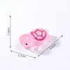 Novo produto transfronteiriço: paisagem em miniatura com acessórios de cápsula surpresa de tartaruga que brilha no escuro, decoração de aquário, enfeites DIY e pequenas figuras de mesa