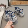 Zapatos para Bebé y Niño Pequeño Zapatos Infantiles Suela Suave Antideslizantes Zapatos de Papá Unisex Dibujos Animados Velcro Zapatos Deportivos Estilo Primavera/Otoño
