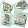 Molde para Pastel de Oso Molde de Dibujos Animados Pez Payaso Molde de Dibujos Animados Casa Pequeña Molde de Aluminio para Mousse Pastel de Pan