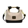 Diseño de Nicho Bolso de Dumpling de Moda para Mujer Otoño 2025 Nuevo Estilo Estampado de Leopardo Lujo Accesible Color de Contraste Bolso de Hombro Único Cruzado