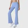 Pantalones Deportivos de Yoga Dc de Color Contrastante Cintura Media-Alta Ajustados Secado Rápido Pantalones de Fitness Ropa Exterior para Mujer Correr Entrenamiento Pilates