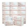 60 Pacotes de Papel de Seda, Lenço Facial, Papel de Madeira Natural, Lenço Portátil Puxa-Puxa, Papel Higiênico, Papel Guardanapo