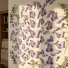 Pegatinas de Pared de Mariposas 3D Cuidadosamente Seleccionadas para Paredes de Fondo del Hogar, Decoración de Atmósfera Festiva, Pegatinas de Mariposas Autoadhesivas, Paquete de 50 Piezas