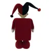 Boneco Coringa de Poker Preto Vermelho Adorável Fantasioso Decoração para Casa para Sala de Estar, Quarto e Sala de Jogos Acentos SY#SH5748