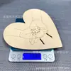 Pulsera de Nacimiento para Bebé Nueva de Madera Transfronteriza Tarjeta Conmemorativa Logotipo de Madera Tarjeta de Exhibición de Pulsera para Recién Nacido Regalo