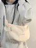 Bolso Bandolera de Lona y Tela de Nylon Negro de Gran Capacidad Estilo Japonés y Coreano para Mujer Bolso Grande Multicolor para Estudiantes