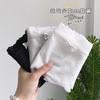 Roupa Íntima Sem Costura para Mulheres, Estilo Japonês Algodão Puro Cintura Média Meninas e Estudantes, Calcinhas Antibacterianas de Algodão Renda Respirável Levanta Bumbum