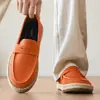 X623 Tênis Masculino de Verão Vintage Estilo Old Money Lona Respirável Slip-On para Ir ao Trabalho Casual Pescador