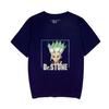 Comercio exterior verano manga corta era de piedra periférico código europeo transfronterizo superventas jersey estampado camiseta manga corta para hombre y mujer