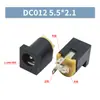 Enchufe de alimentación DC DC Socket DC005 002 Interfaz de 5.5*2.1/2.5MM Socket Hembra Conector Macho