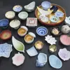 Platitos Creativos, Platos para Salsa de Soja Estilo Japonés, Platos para Aperitivos, Platos de Cerámica para Salsas, Platos para Delicadezas de Sashimi, Platos para Snacks, Platos para Pescado con Wasabi