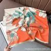 Bufanda jacquard de doble cara estilo japonés y coreano con pequeñas flores, imitación cachemir, versátil para otoño e invierno, chal cálido para mujer