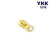 Cabezal de cremallera YKK original No. 5 cabezas cuadradas de metal, pieza semiredonda, para bolsos, chaquetas de plumas y abrigos, cabeza de cremallera de autobloqueo