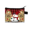 Porta-moedas de Natal para Crianças, Mini Bolsa de Moedas Fofa, Bolsa de Cosméticos Portátil, Presente de Natal Cartoon de Aparência Bonita