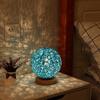 Luz de noche LED de ratán de bola de cáñamo, lámpara de mesa USB para dormitorio, luz ambiental luminosa de cielo estrellado, regalo para niños