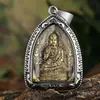 Comércio Exterior Aço Titânio Joias Doze Signos do Zodíaco Santos Padroeiros Buda Amida Buda Manjushri Bodhisattva Pingente Dropshipping