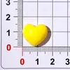 Accesorios de Resina de Color Sólido y Multicolor en Forma de Corazón Piezas para Joyería DIY Pendientes Tachuelas Charms para Zapatos Materiales para Fundas de Teléfono