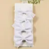 Venta caliente combinación transfronteriza comercio exterior hecho a mano para niños cola de milano nudo simple ángulo flotante costilla de gofre cinta lazo accesorios para el cabello