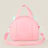 Bolsa de Comida de Gato Linda de Dibujos Animados, Bolsa de Almacenamiento de Gatito Fresca y Dulce Estilo Universitario, Bolso de Hombro Ligero